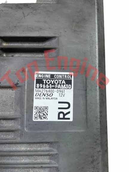 DENSO Engine Control Unit (ECU/ECM) – Toyota Hilux 1GD 4WD MTM (89661-FAM30) – RU